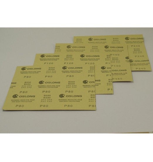 Artesania - Set of 4  Thick Sandpapers (80-120-180-240 Grit)