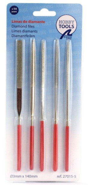 Artesania - Set of 5 Files w/ Ergonomic Handles