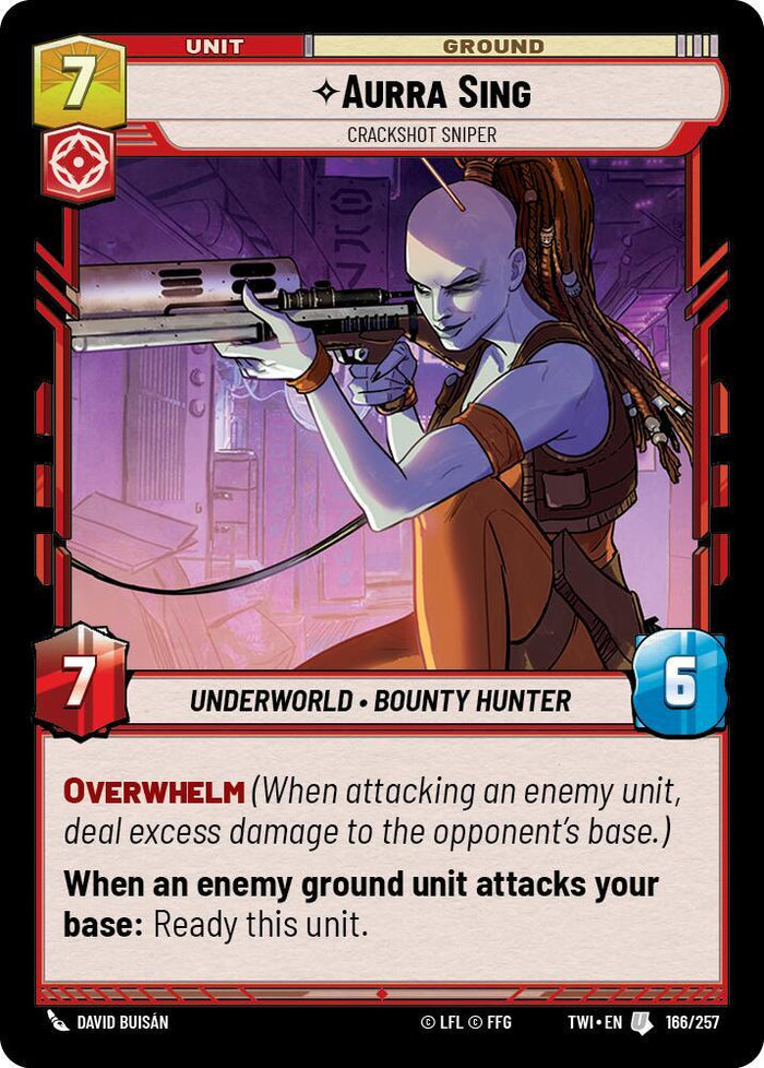 SWU - Aurra Sing - Crackshot Sniper (166/257)