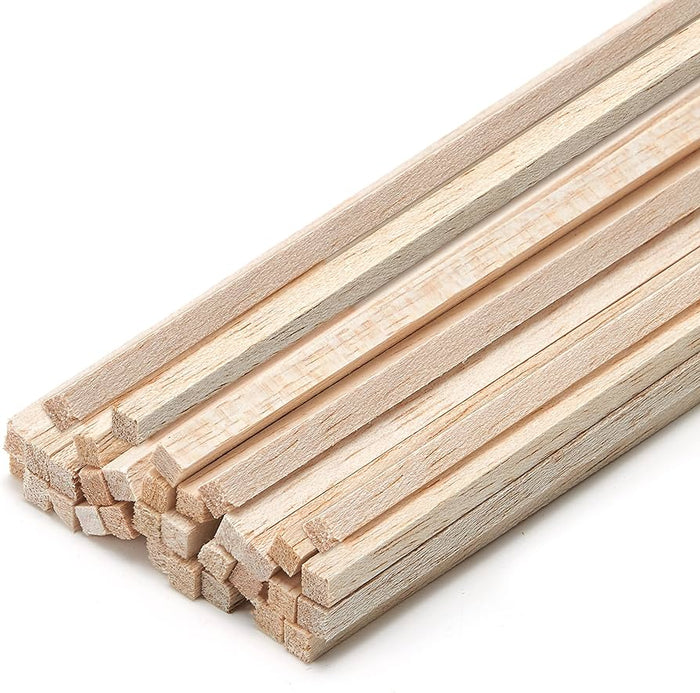 Balsa - Square 15mm x 15mm x 1000mm (9/16 x 9/16)