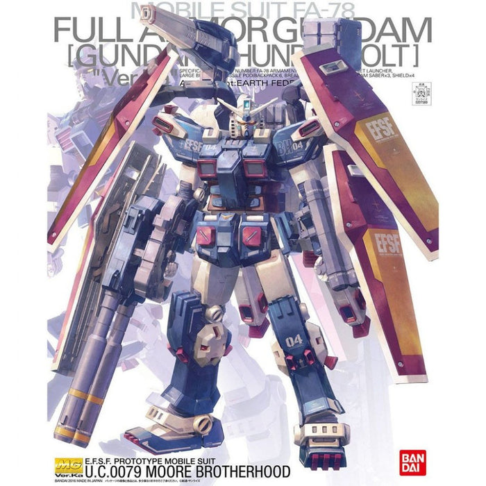 Bandai - 1/100 MG FA-78 Full Armour Gundam Thunderbolt Ver.Ka