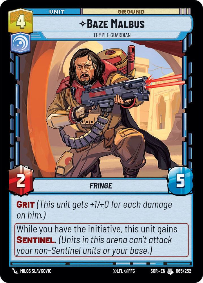 SWU - Baze Malbus - Temple Guardian (065/252)