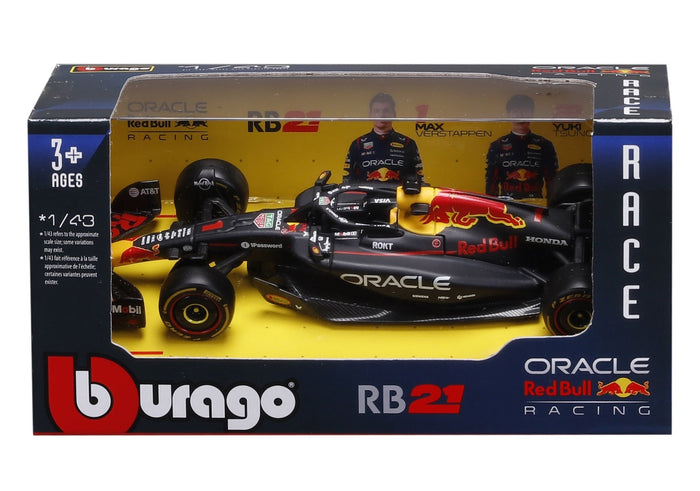 Burago - 1/43 Red Bull F1 RB21 2025 - #1 Verstappen – Jix Hobbies