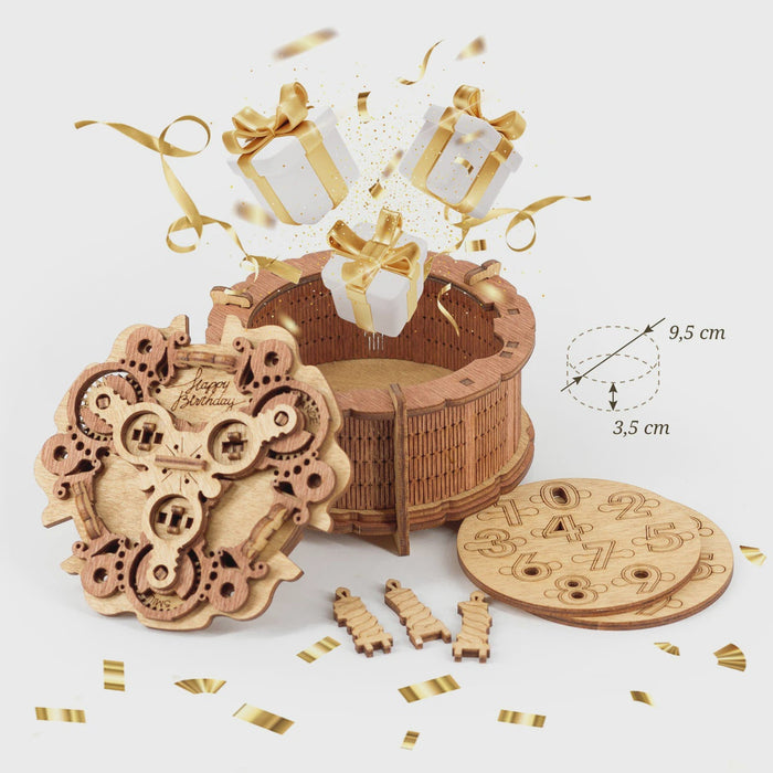 iDventure - Gift Puzzle box - Birthday Cake Gift Puzzle Box