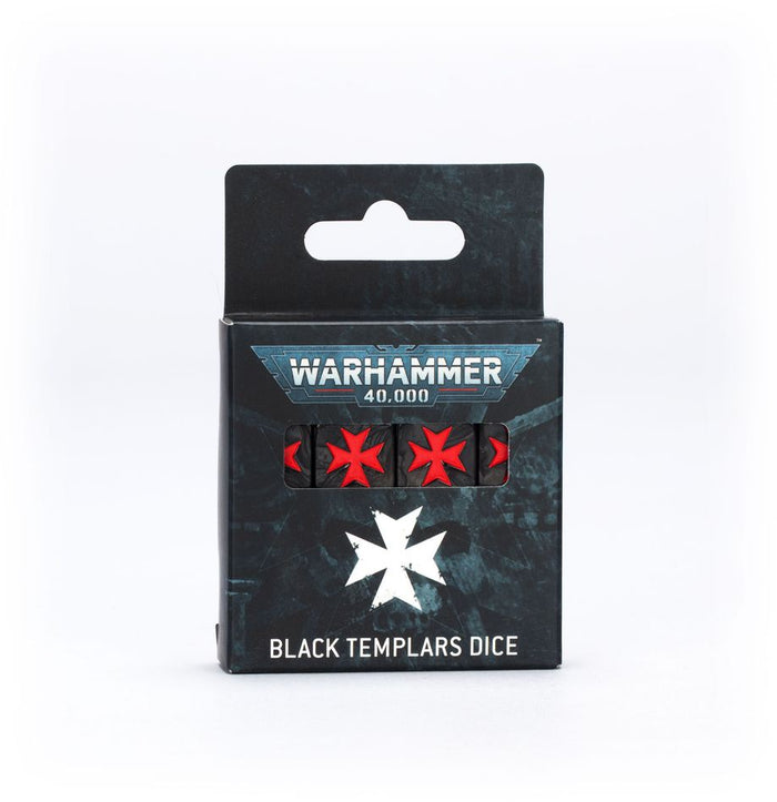 GW - Warhammer 40k Black Templars Dice  (55-51)