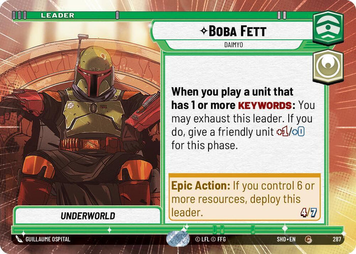 SWU - Boba Fett - Daimyo (287)