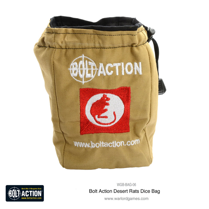 Warlord - Bolt Action  Dice Bag - Desert Rats