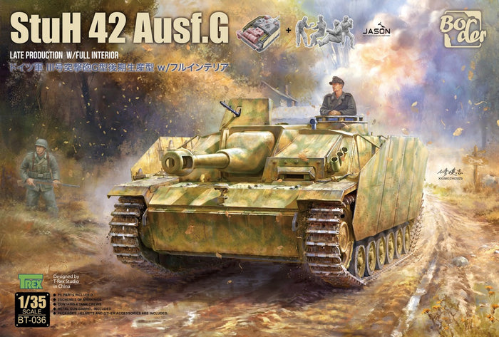 Border Model - 1/35 Sturmhaubitze 42 Ausf.G Late w/ Full Interior