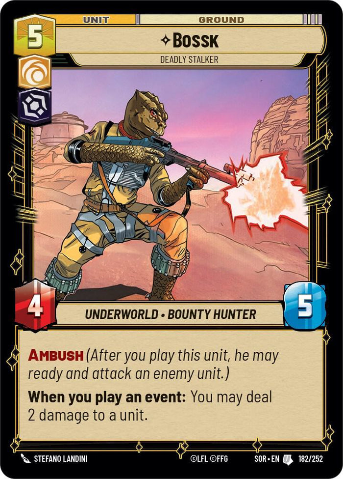 SWU - Bossk - Deadly Stalker (182/252)