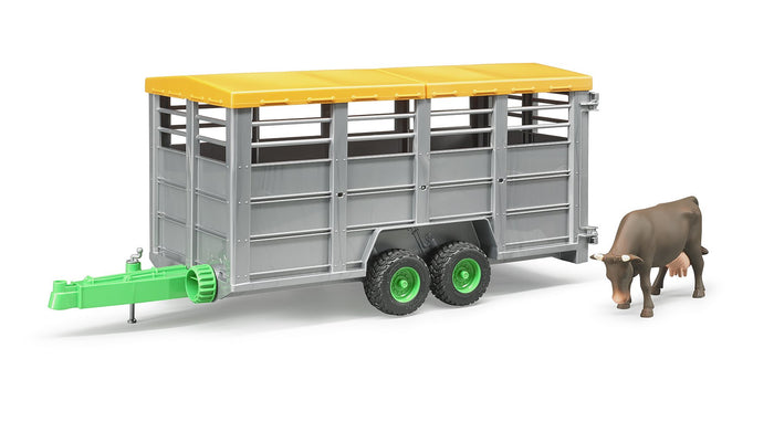 Bruder - Livestock Trailer w/ 1 Cow