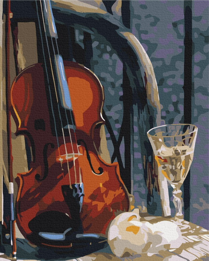 Brushme - Violin w/ Wine Box  (BS24650)