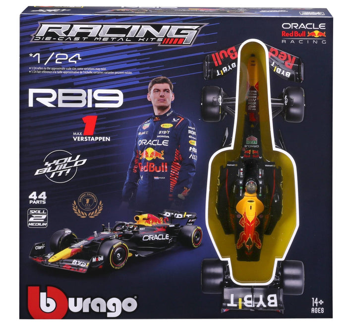 Burago - 1/24 Red Bull F1 RB19 2023 Model Kit #1 Verstappen