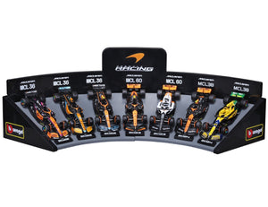 Burago - 1/43 McLaren F1 Deluxe Gift Box (7 Cars + Stand)