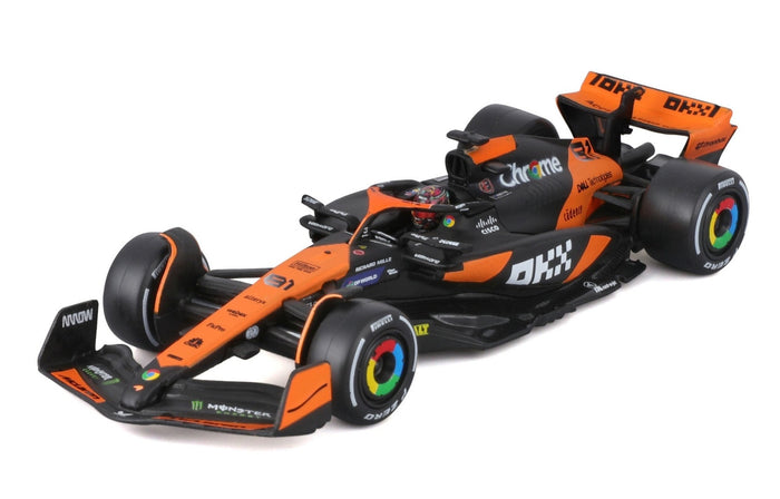 Burago - 1/43 McLaren F1 MCL38 2024 (w/Helmet HC) #81 Oscar Piastri