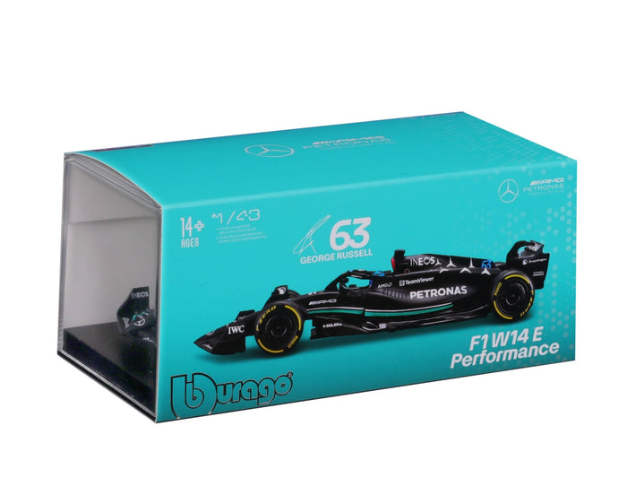 Burago - 1/43 Mercedes AMG F1 W14 2023 w/helmet/Case #63