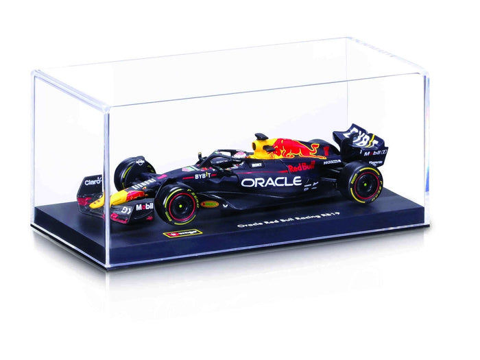 Burago - 1/43 Red Bull F1 RB19 2023 w/ Helmet & Case (#1 Max Verstappen)