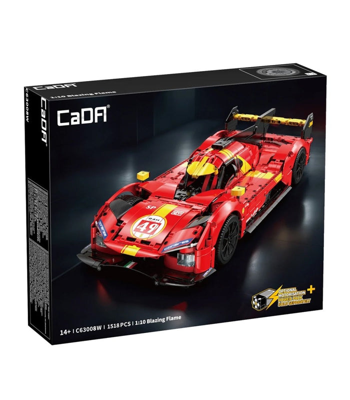 CaDA - 1/10 Blazing Flame LM Hypercar (DEC63008W)