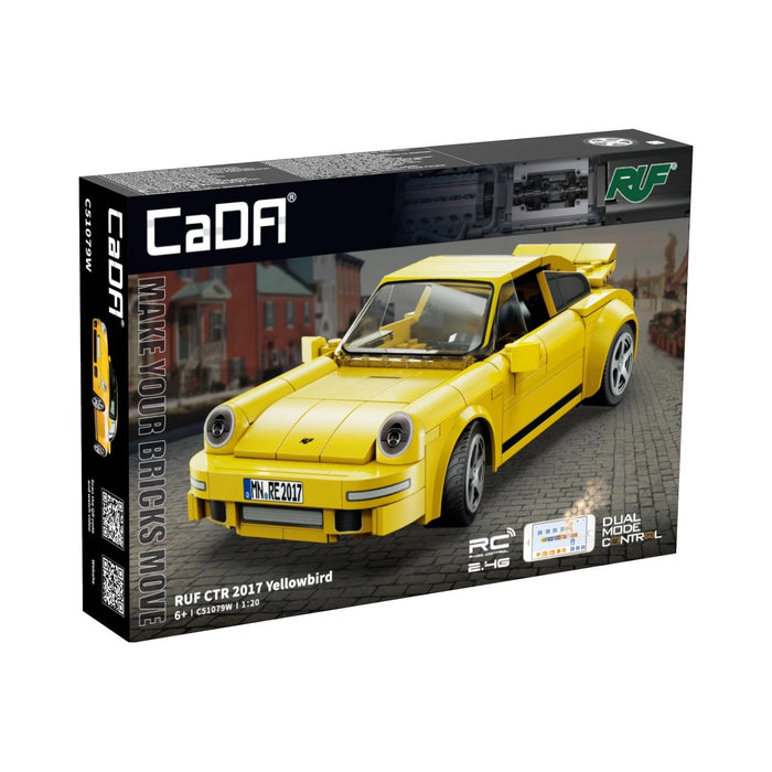 CaDA - R/C 1/20 RUF Porsche Yellow Bird