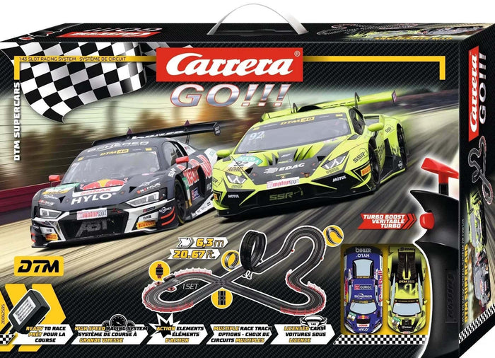 Carrera - GO!!! 1/43 DTM Supercars Slot Car Set - 6.3m Long