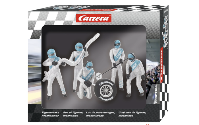 Carrera - Set of Figures - Mechanics - Silver