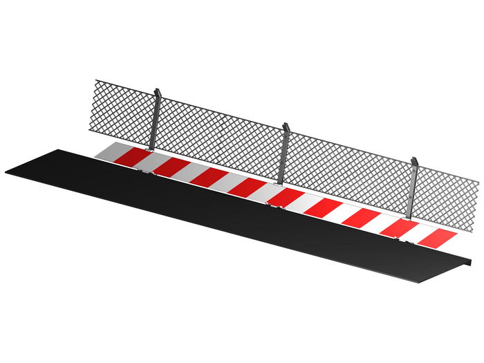Carrera - Guard Rail Barriers with Debris Fencing (2m)