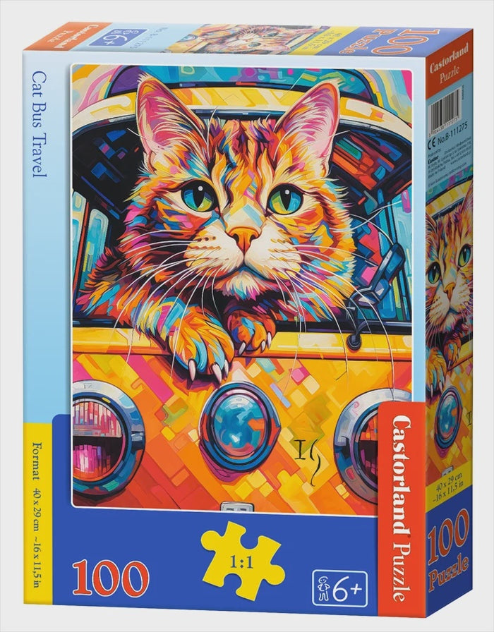 Castorland - Cat Bus Travel (100pcs)