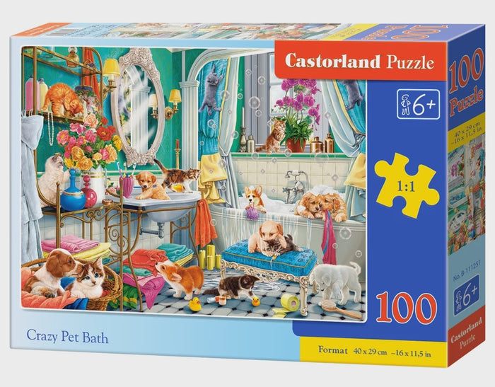 Castorland - Crazy Pet Bath (100pcs)