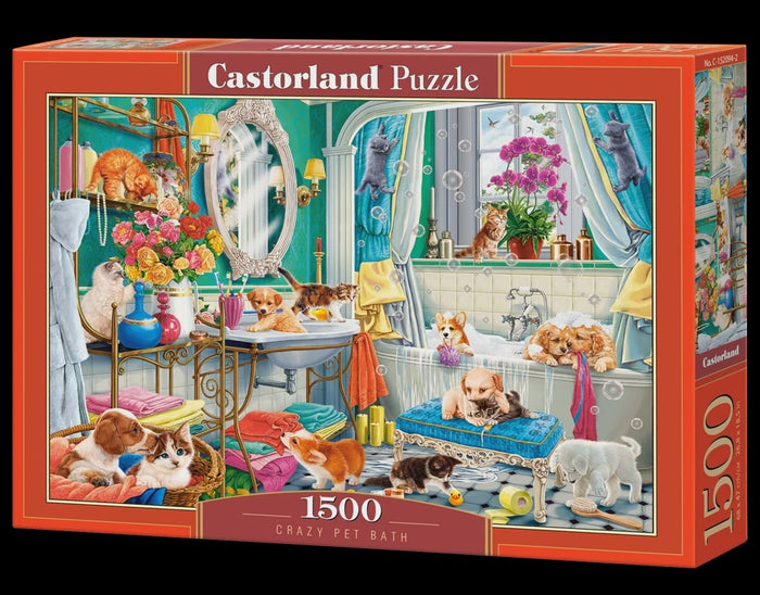 Castorland - Crazy Pet Bath (1500pcs)