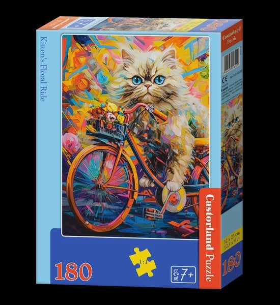 Castorland - Kitten's Floral Ride (180pcs)