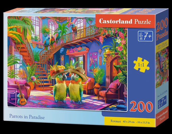 Castorland - Parrots in Paradise (200pcs)