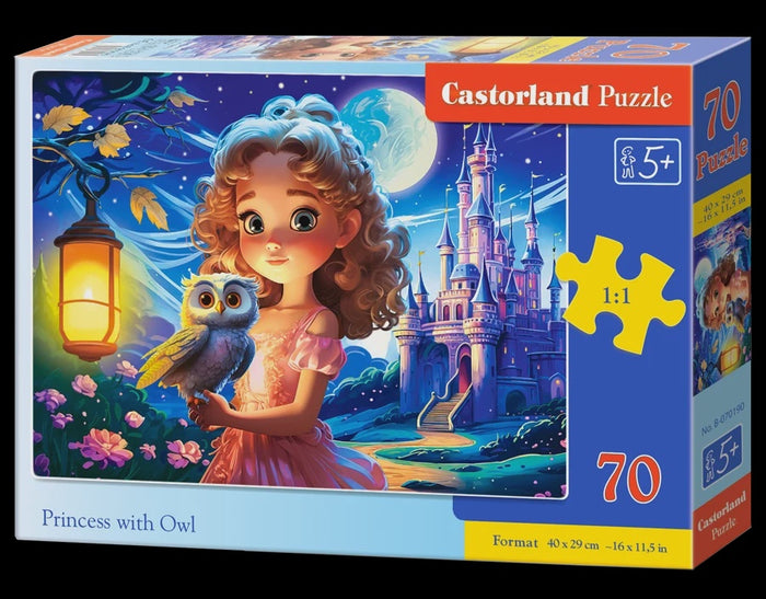 Castorland - Princess w/ Owl (70pcs)