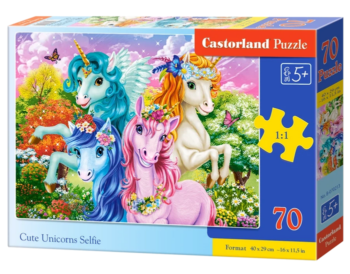 Castorland - Cute Unicorns Selfie (70pcs)