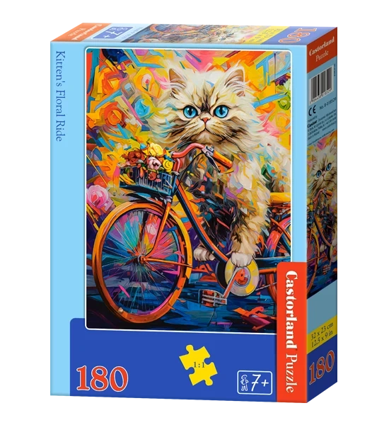 Castorland - Kitten's Floral Ride (180pcs)