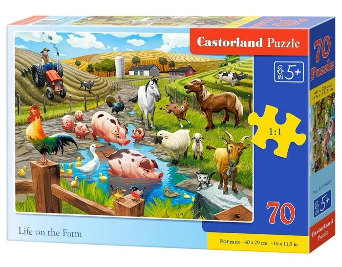 Castorland - Life On The Farm (70 pcs)