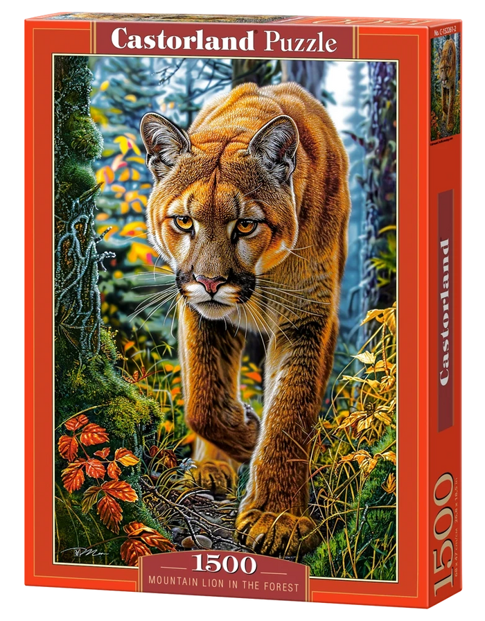 Castorland - Mountain Lion In The Forest (1500pcs)