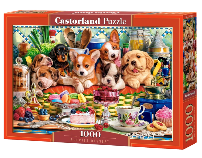 Castorland - Puppies Dessert (1000pcs)