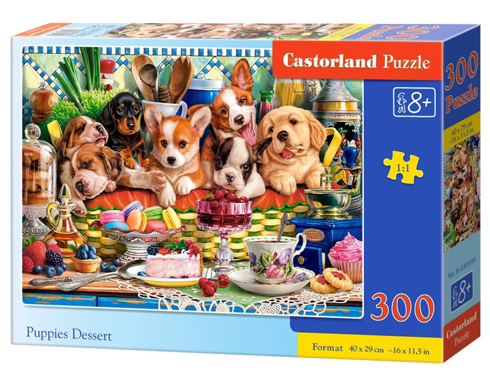 Castorland - Puppies Dessert (300pcs)