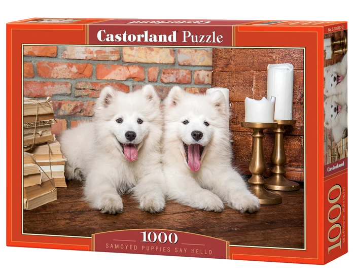 Castorland - Samoyed Puppies Say Hello (1000pcs)