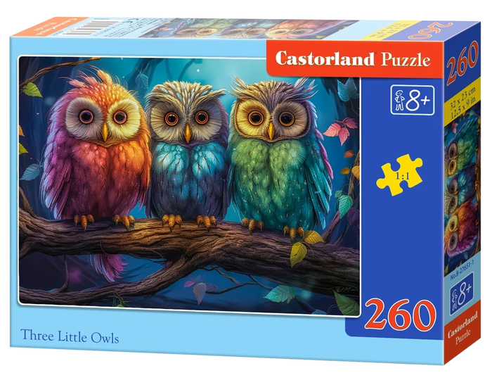 Castorland - Three Little Owls (260pcs)