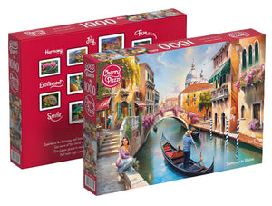 Puzzle with scenic design