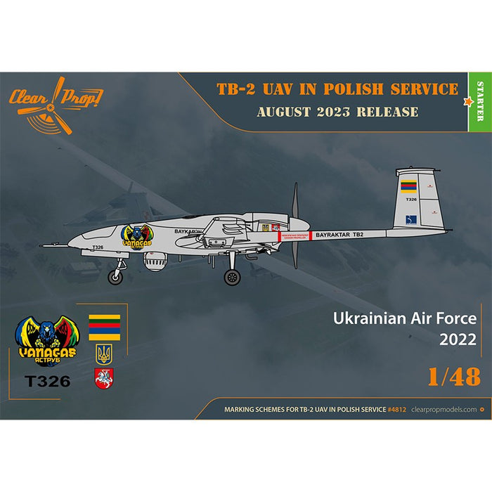 Clear Prop - 1/48 TB.2 UAV in Polish Service (Starter Kit)