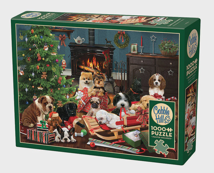 Cobble Hill - Christmas Puppies (1000 pcs)