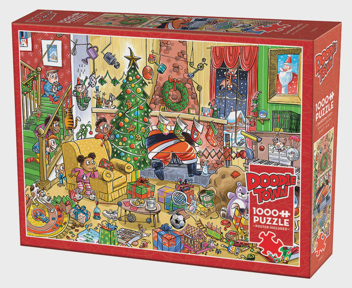 Cobble Hill - DoodleTown: Catching Santa (1000 pcs)