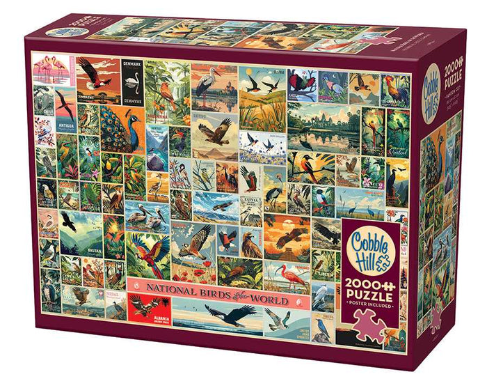 Cobble Hill - National Birds of the World (2000pcs)