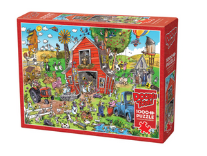 Cobble Hill - DoodleTown: Farmyard Folly (1000 pcs)