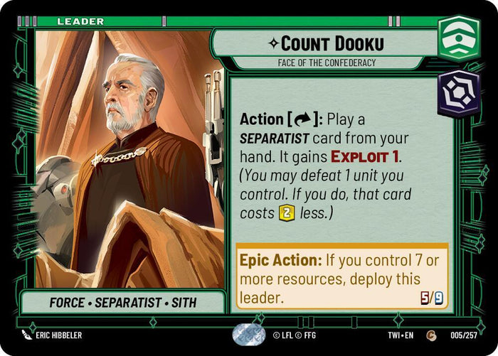 SWU - Count Dooku - Face of the Confederacy (005/257)
