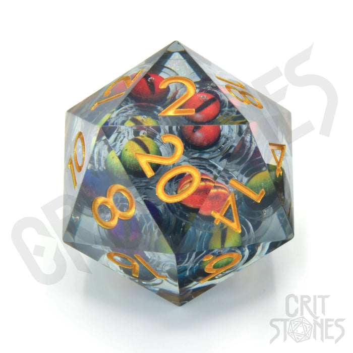 CritStones - 33mm D20 - Beholden Floating Eyes