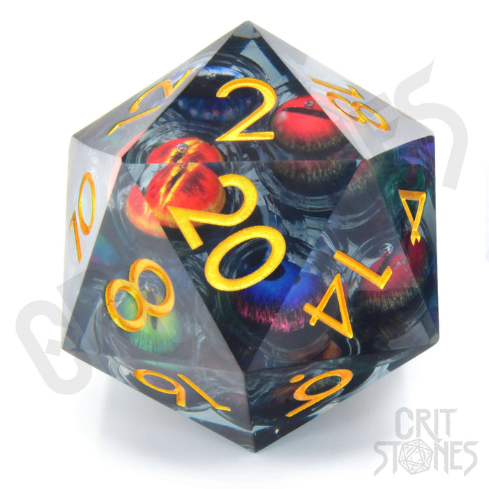 CritStones - 50mm D20 - Beholden (Liquid Core)
