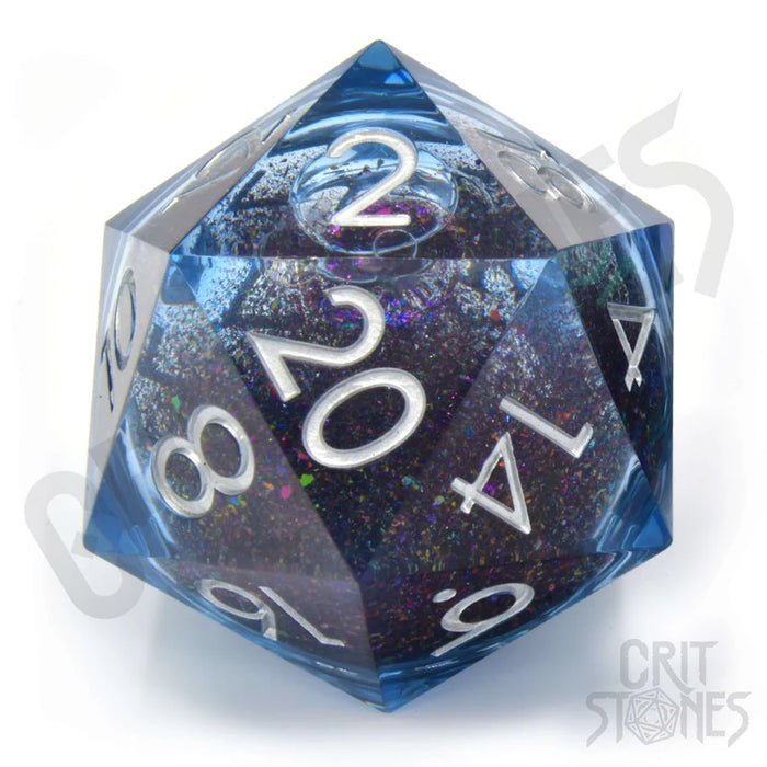 CritStones - 50mm D20 - Glimcore (Liquid Core)