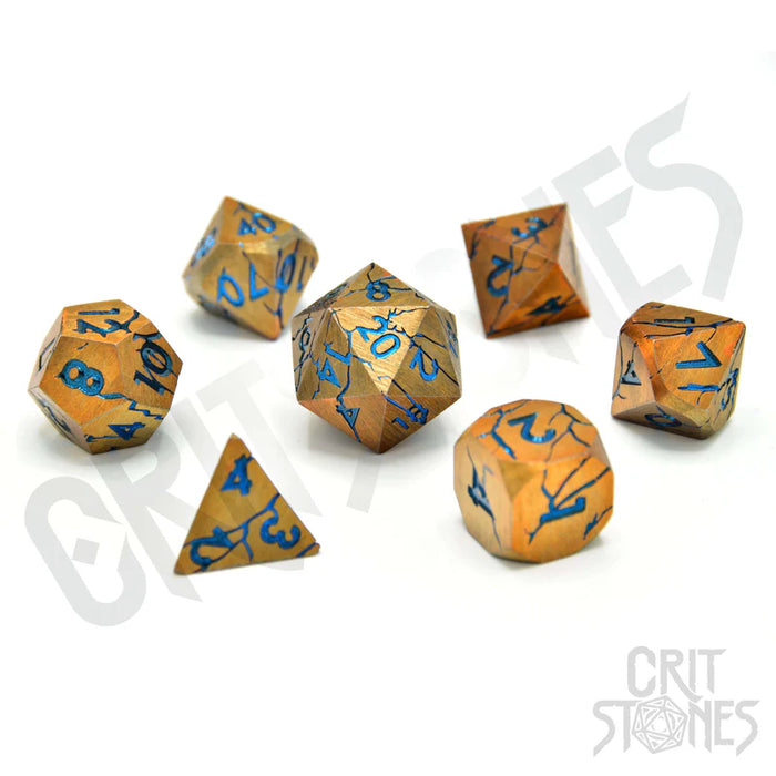 CritStones - Metal RPG Dice Set - Sundered Spells